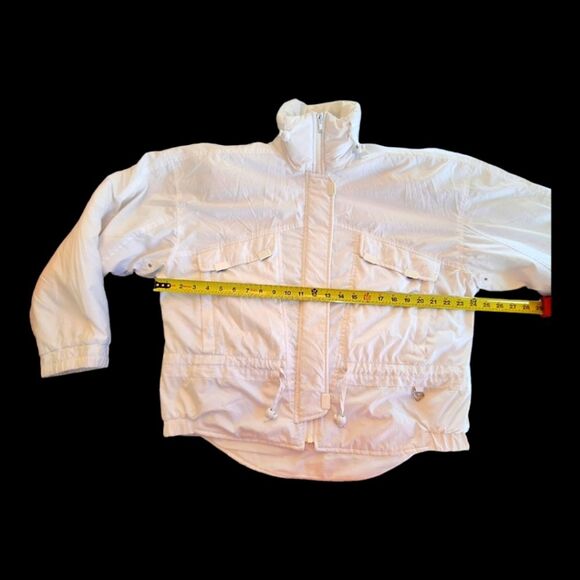 Vintage Womens OBERMEYER Sport Ski Jacket Nirvana Size 10 White Hong Kong - Picture 7 of 16